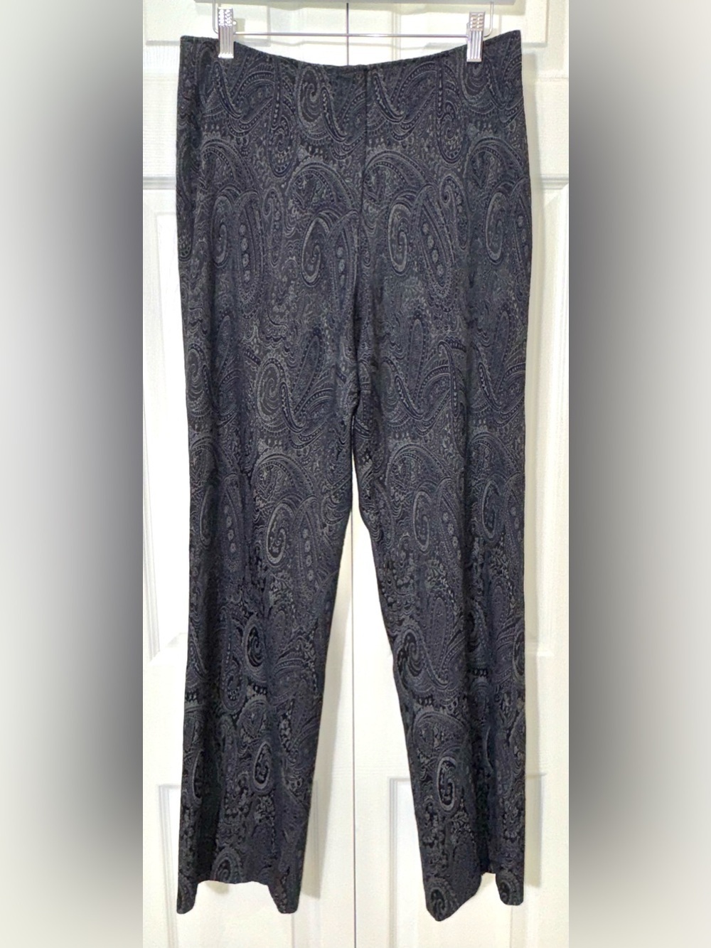 Renfrew Vintage Paisley Trousers Lined High Rise Straight Leg Size 8 EUC